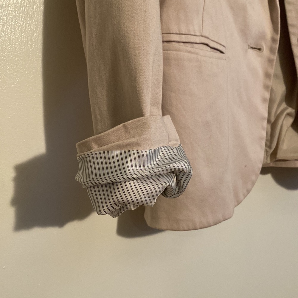 Women Stradivarius size S tan blazer - Picture 10 of 14